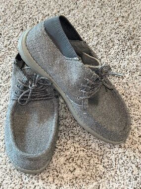 Hey Dude Wayne Lace-Up Loafers in Gray